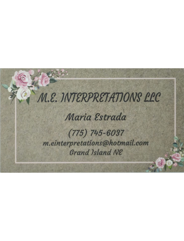 M.E Interpretations
