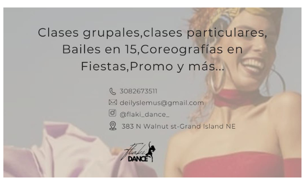 Flaky dance front